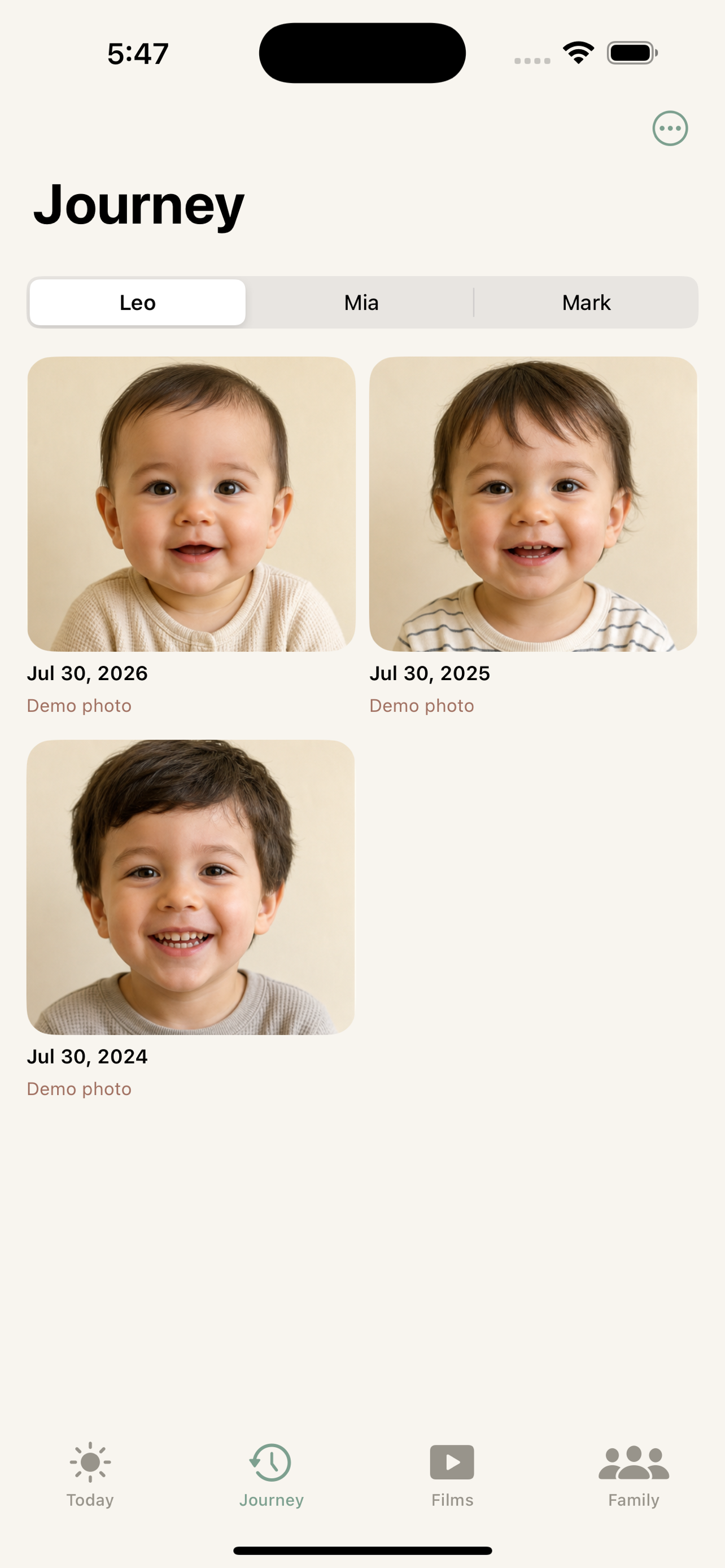 Child growth journey
